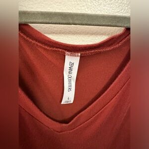 Rust maxi tshirt dress. L. Zenana outfitters